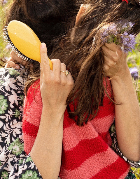 brosse à cheveux française en poil de sanglier