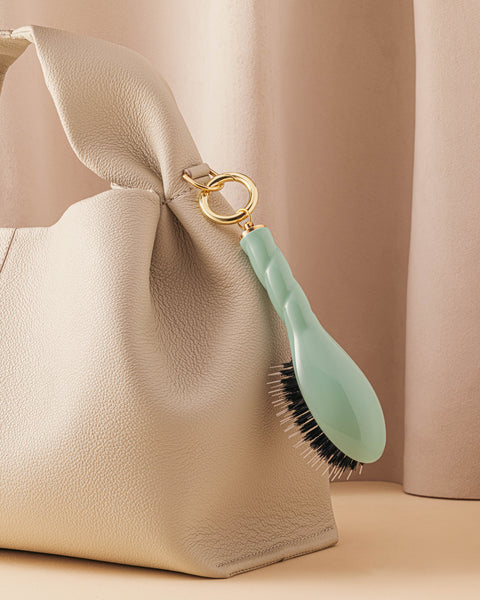 Limited Edition Lagoon Blue N.02 The Micro Care & Detangling Hairbrush The Essential - Image 1