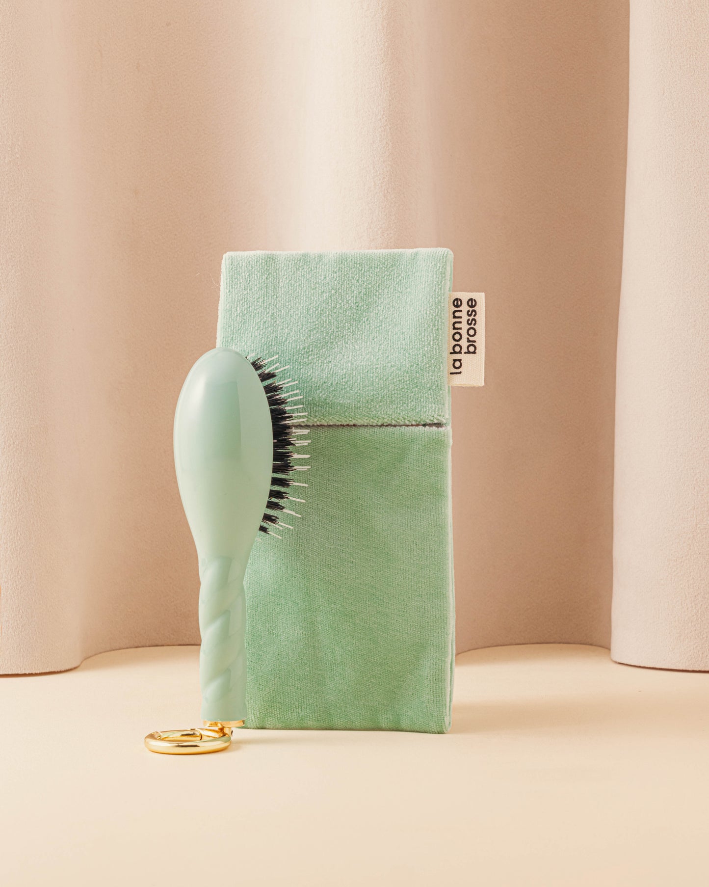 The "Micro Brush" Pouch Lagoon Blue