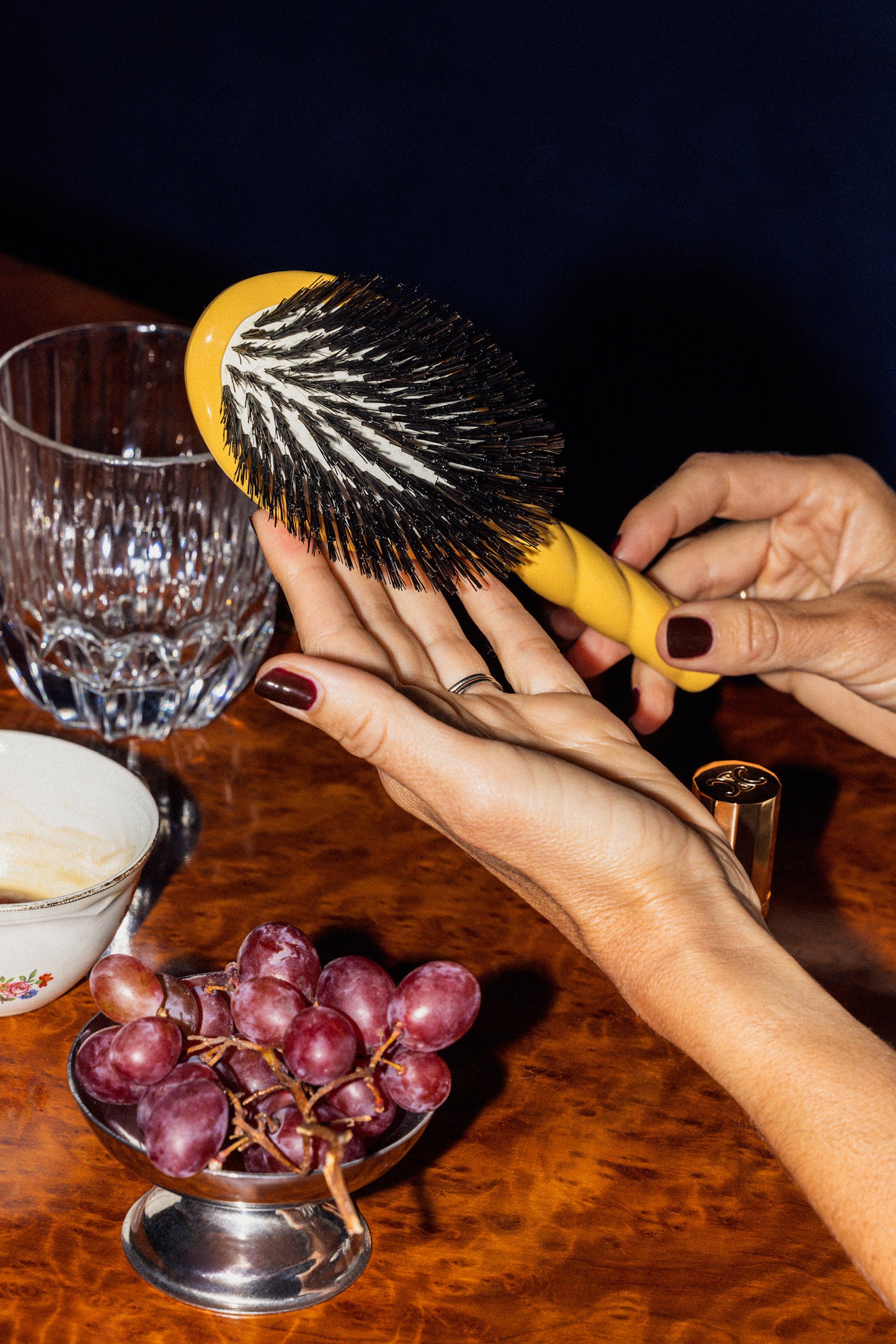 Duo: Bonne Brosse and Saffron Yellow Pouch