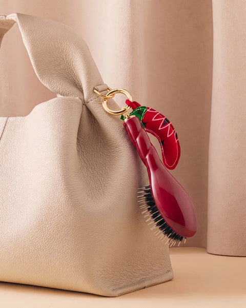 Call It By Your Name x La Bonne Brosse Duo: Micro Hairbrush N.02 Cherry Red and its Charm - Image 1