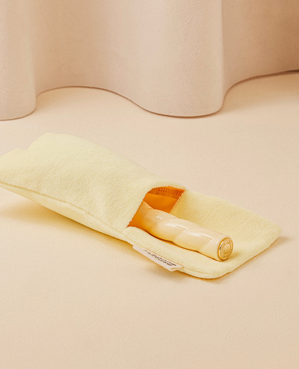 La Pochette "Petite Brosse" Ivoire Cair