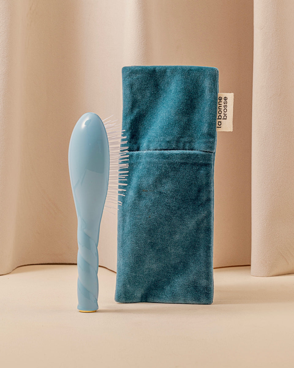 La Pochette “Spazzola Piccola” Blu Jeans