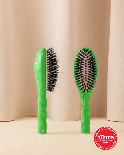 Roseanna x La Bonne Brosse N.02 The Small Care & Detangling Hairbrush The Essential Green Salty Gelato - Image 1