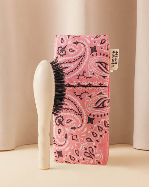 Call It By Your Name x La Bonne Brosse Pale Pink Small Brush Pouch - Image 2