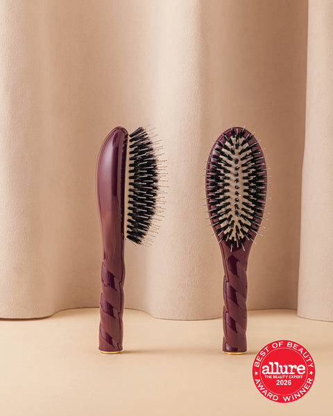 Limited Edition Aubergine N.02 The Small Care & Detangling Hairbrush The Essential - Image 1