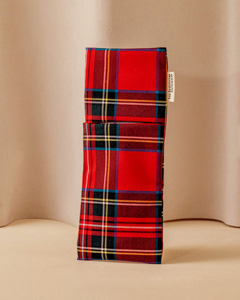 La Pochette "Grande Brosse" Tartan Rouge - Image 1