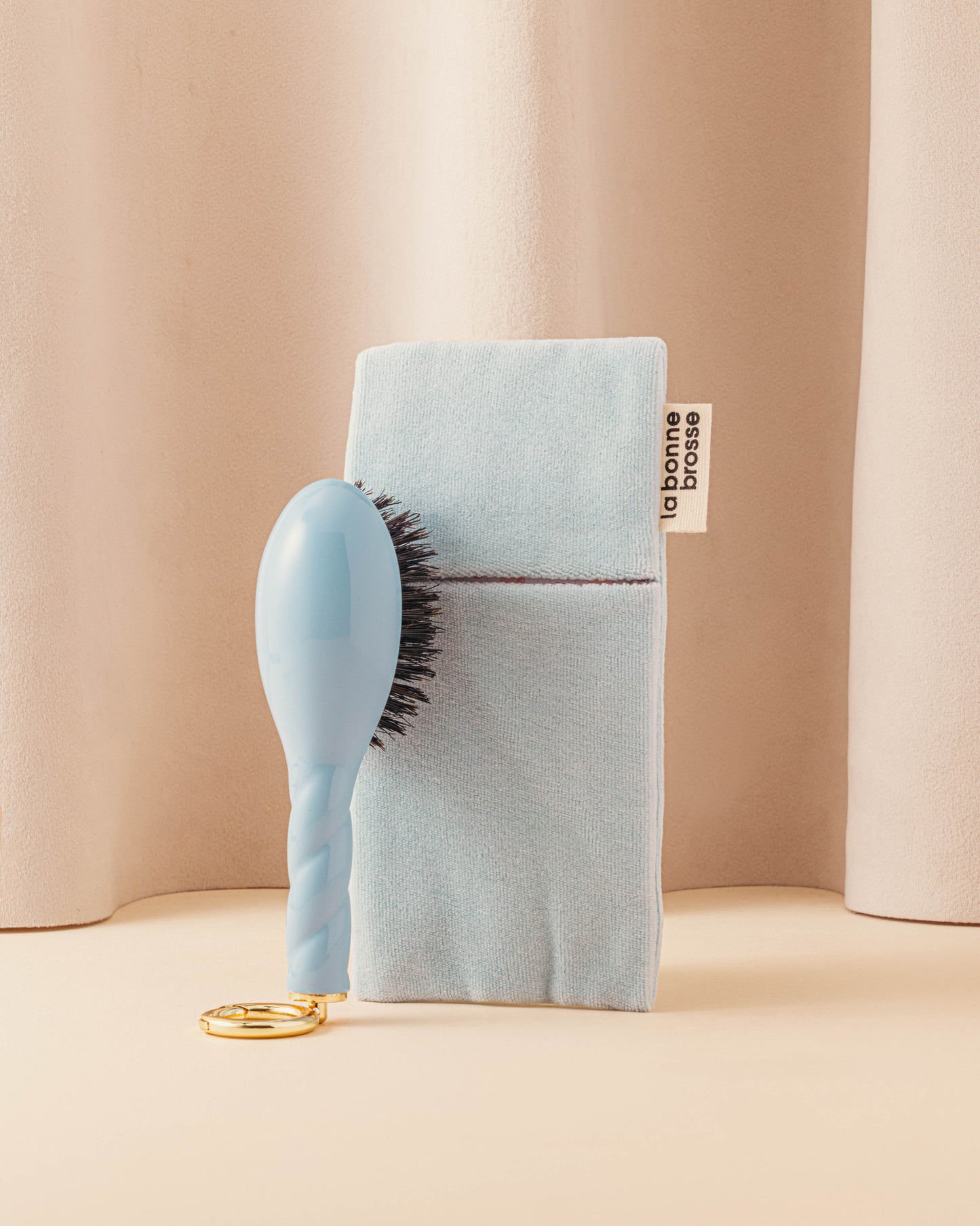 The “Micro Brush” Pouch Sky Blue