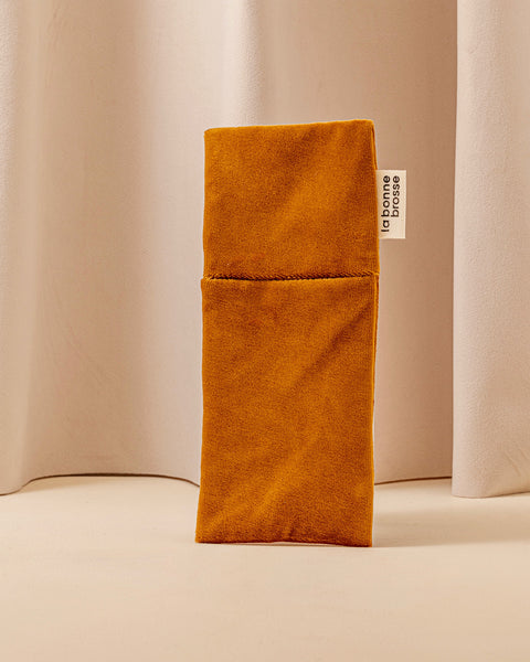 ‘Small HairBrush’ Pouch Terracotta - Image 1