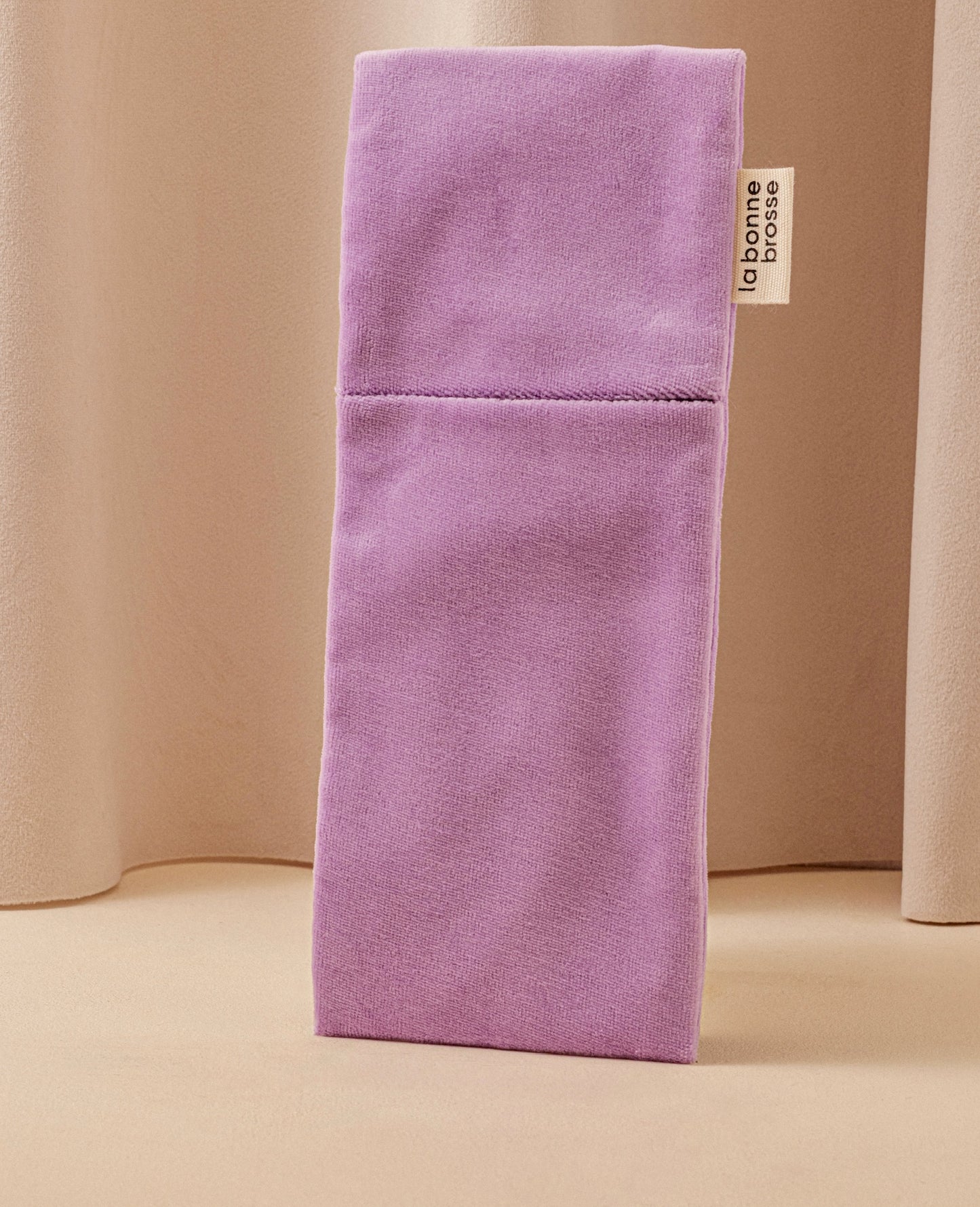 ‘Large Hair Brush’ Pouch Purple Lilac