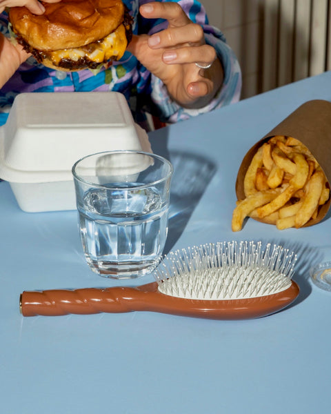 N.04 Die Wunderbare: Entwirrend & Vegan Bürste Terrakotta - Image 2