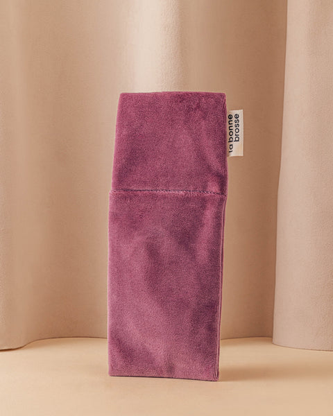 La Pochette "Petite Brosse" Aubergine - Image 1