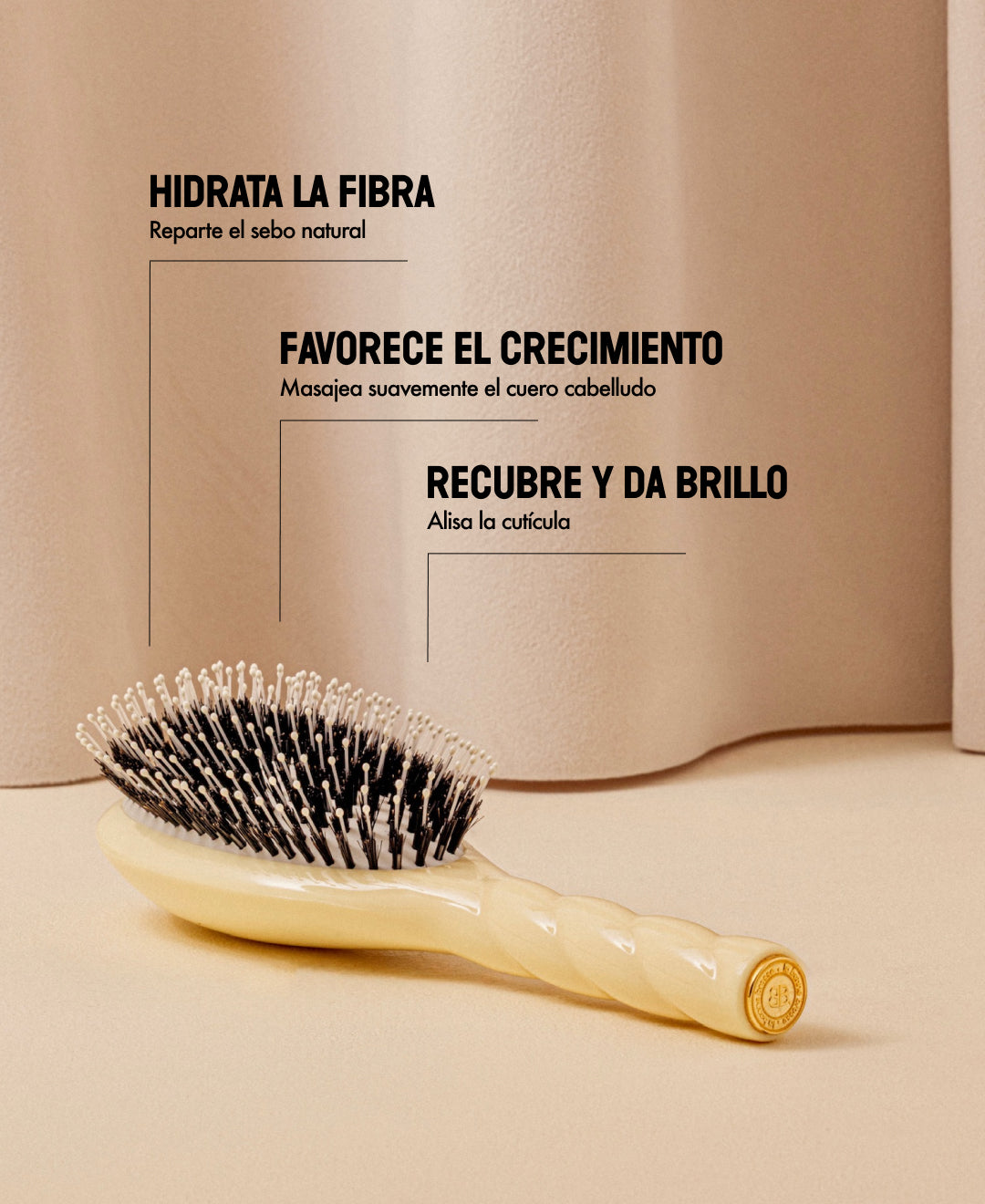 N.03 Indispensable Dulzura Cepillo Marfil Cair