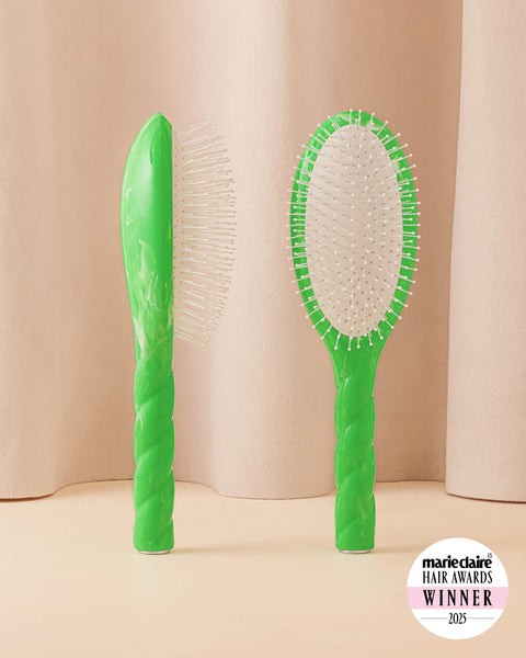 Roseanna x La Bonne Brosse N.04 The Massaging Detangling Hairbrush The Miracle Green Salty Gelato - Image 1