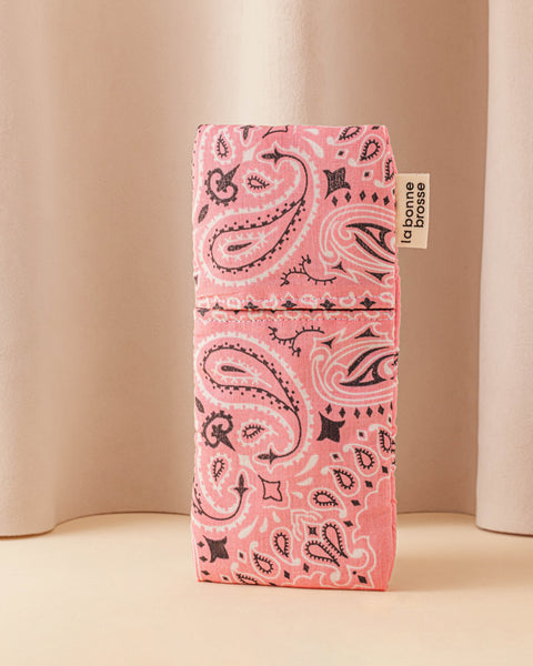 Call It By Your Name x La Bonne Brosse Pale Pink Small Brush Pouch - Image 1