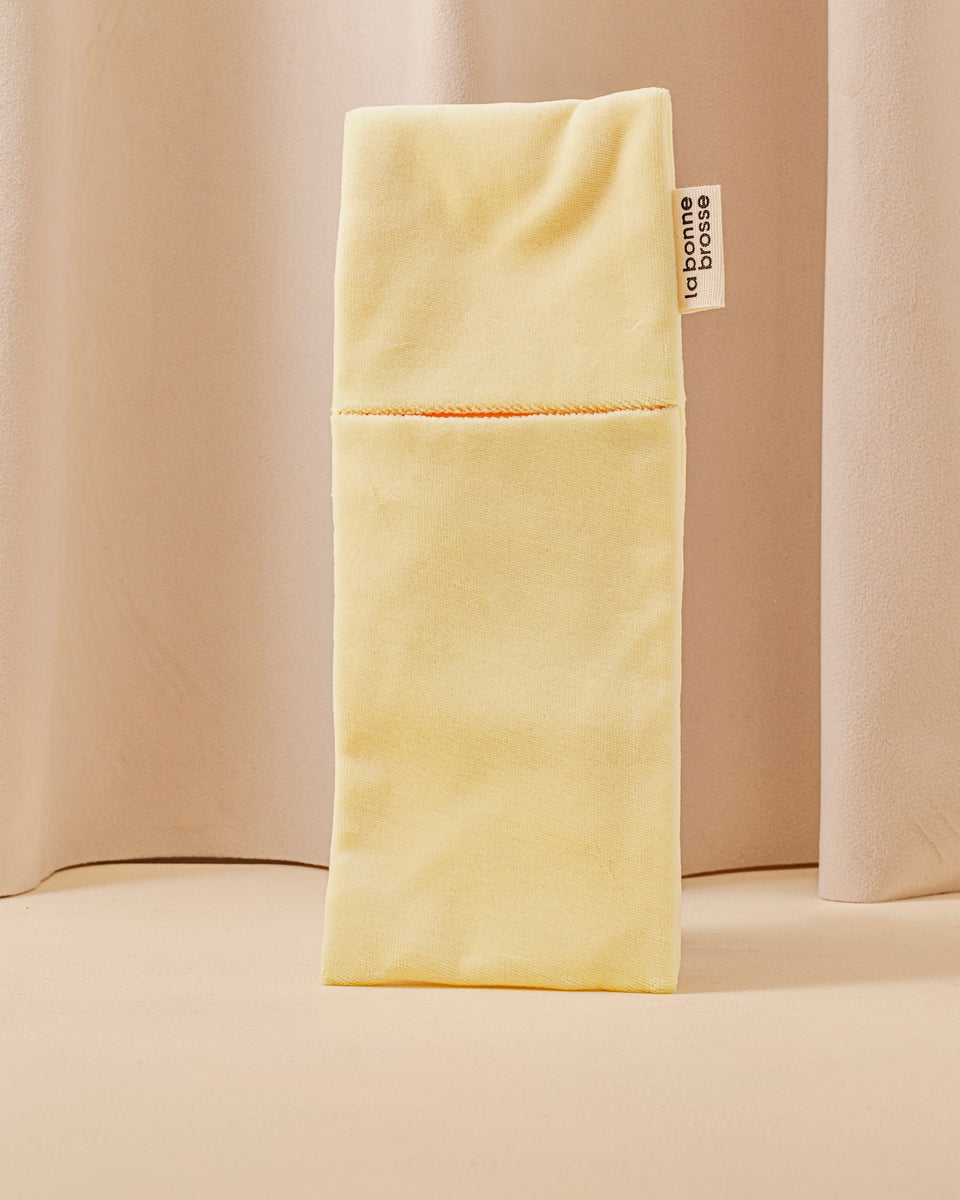 La Pochette "Grande Brosse" Ivoire Cair