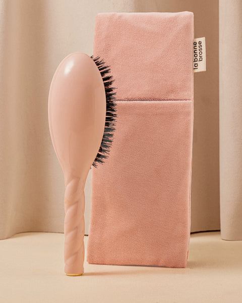 Duo : La Bonne Brosse et sa Pochette Rose Poudré - Image 1