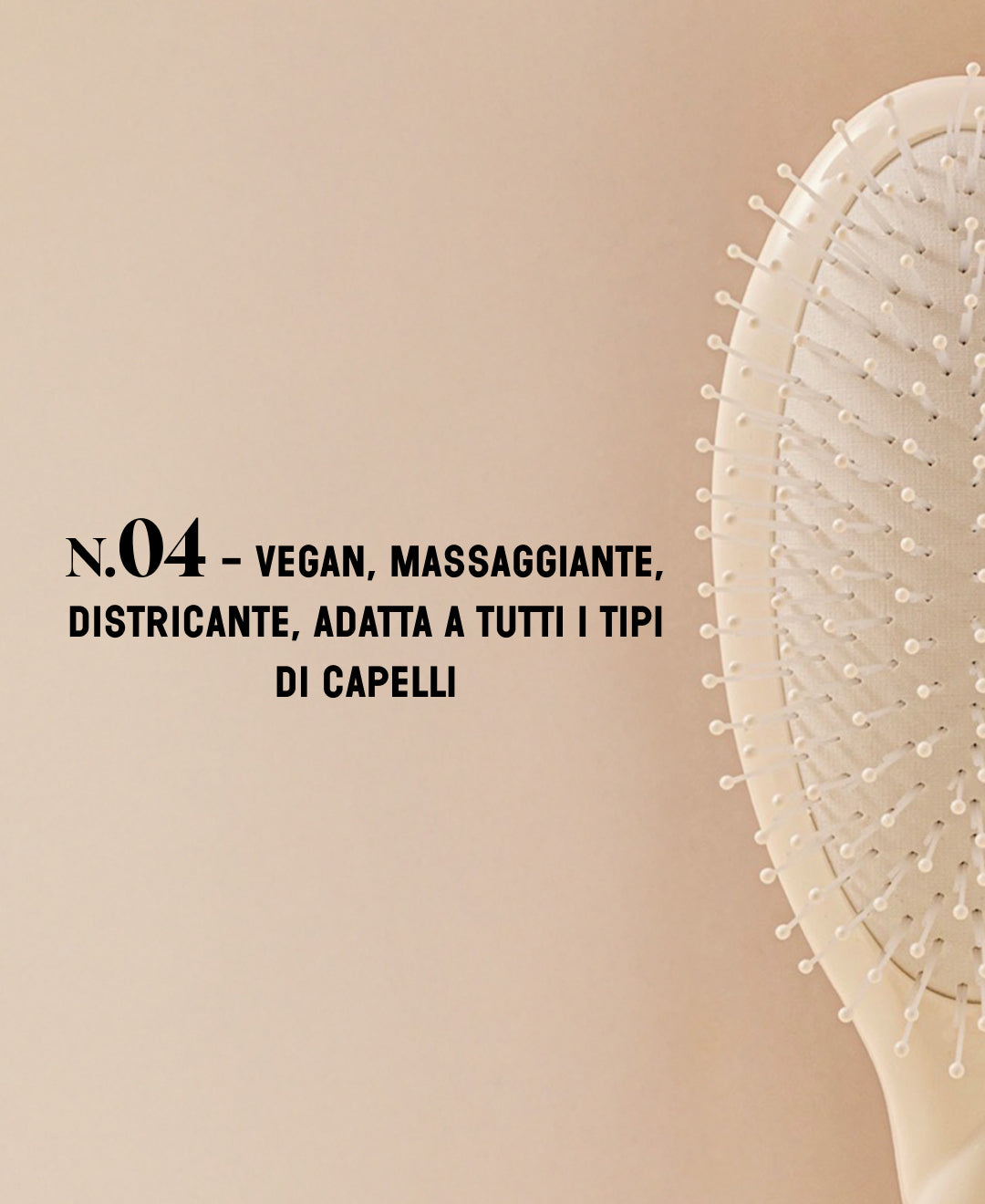 N.04 La Brosse Démêlante & Massante La Miracle Blanc Crème