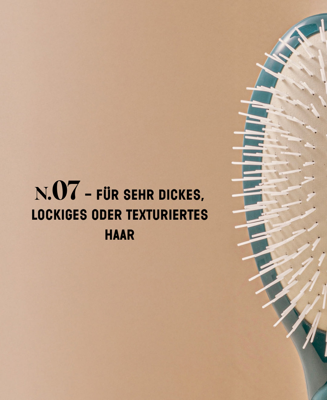 N.07 Die Intense Entwirrend und Stimulierend Bürste Encreblau