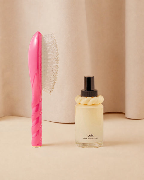 Detangling Duo: La Bonne Brosse Pink October and the Detangling Mist - Image 1