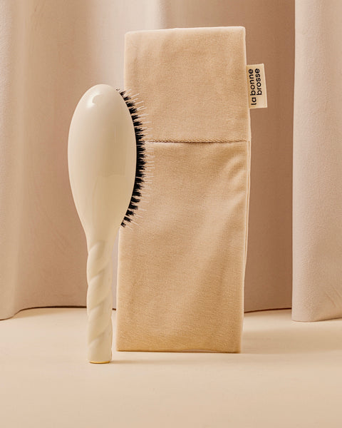 Duo: Bonne Brosse e Pochette Bianco Crema - Image 1