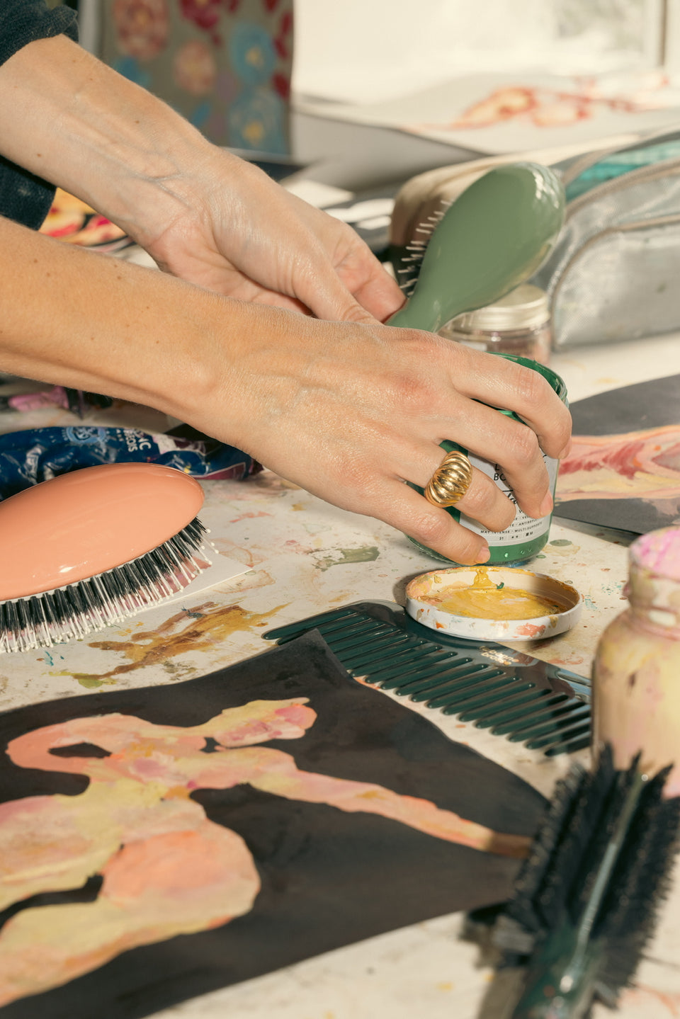 N.07 La Piccola L’Intenso Districante e Stimolante Spazzola Verde Mandorla