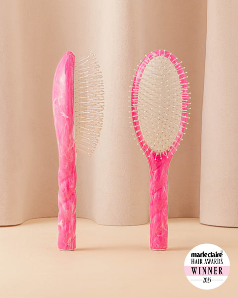 Roseanna x La Bonne Brosse N.04 The Detangling & Massaging Hairbrush The Miracle Pink Tie & Dye - Image 1