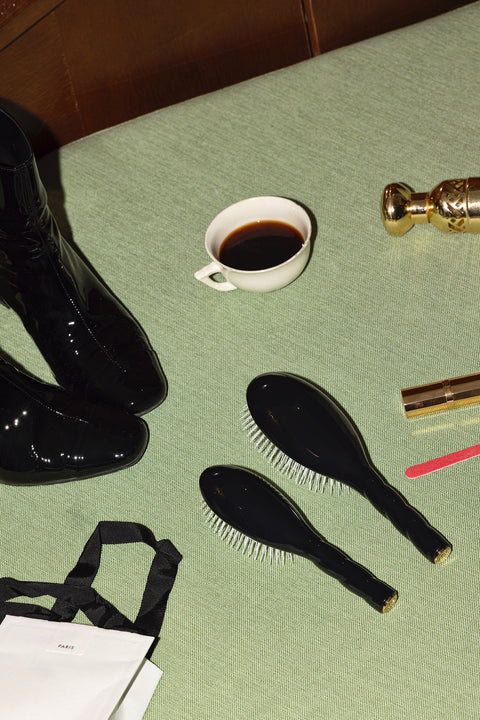 Black Edition N.07 The Small Stimulating & Detangling Hairbrush The Intense - Image 2