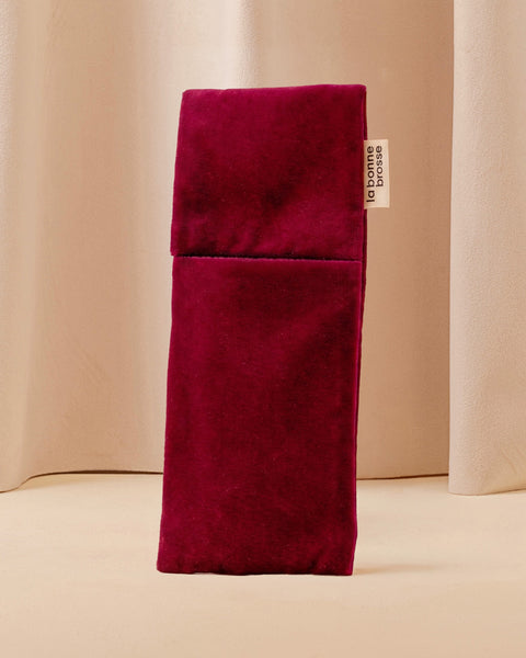 La Pochette "Grande Brosse" Rouge Cerise - Image 1