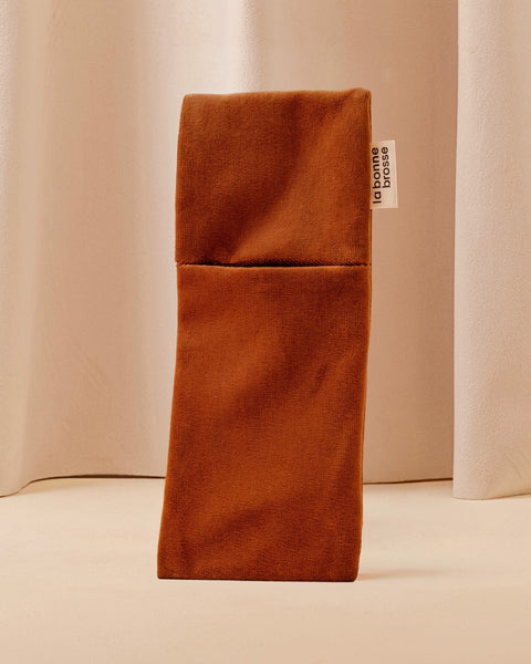 La Pochette "Grande Brosse" Terracotta - Image 1