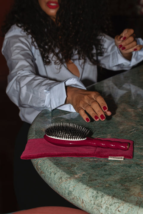 Duo: Bonne Brosse e Pochette Rosso Ciliegia - Image 2