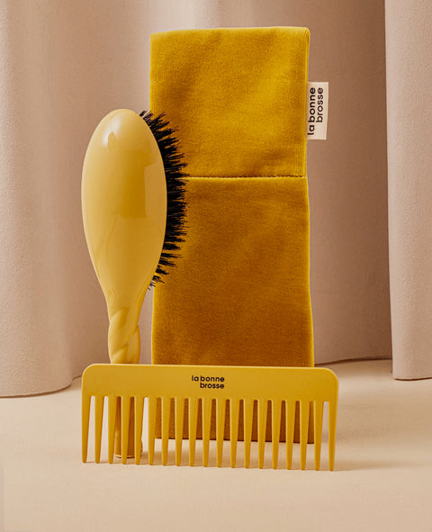 Die Tasche „Große Bürste“ Safrangelb - Image 3