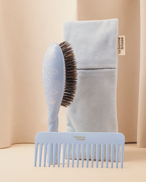 Trio : La Bonne Brosse, son peigne et sa Pochette Édition Limitée Nuage - Image 1