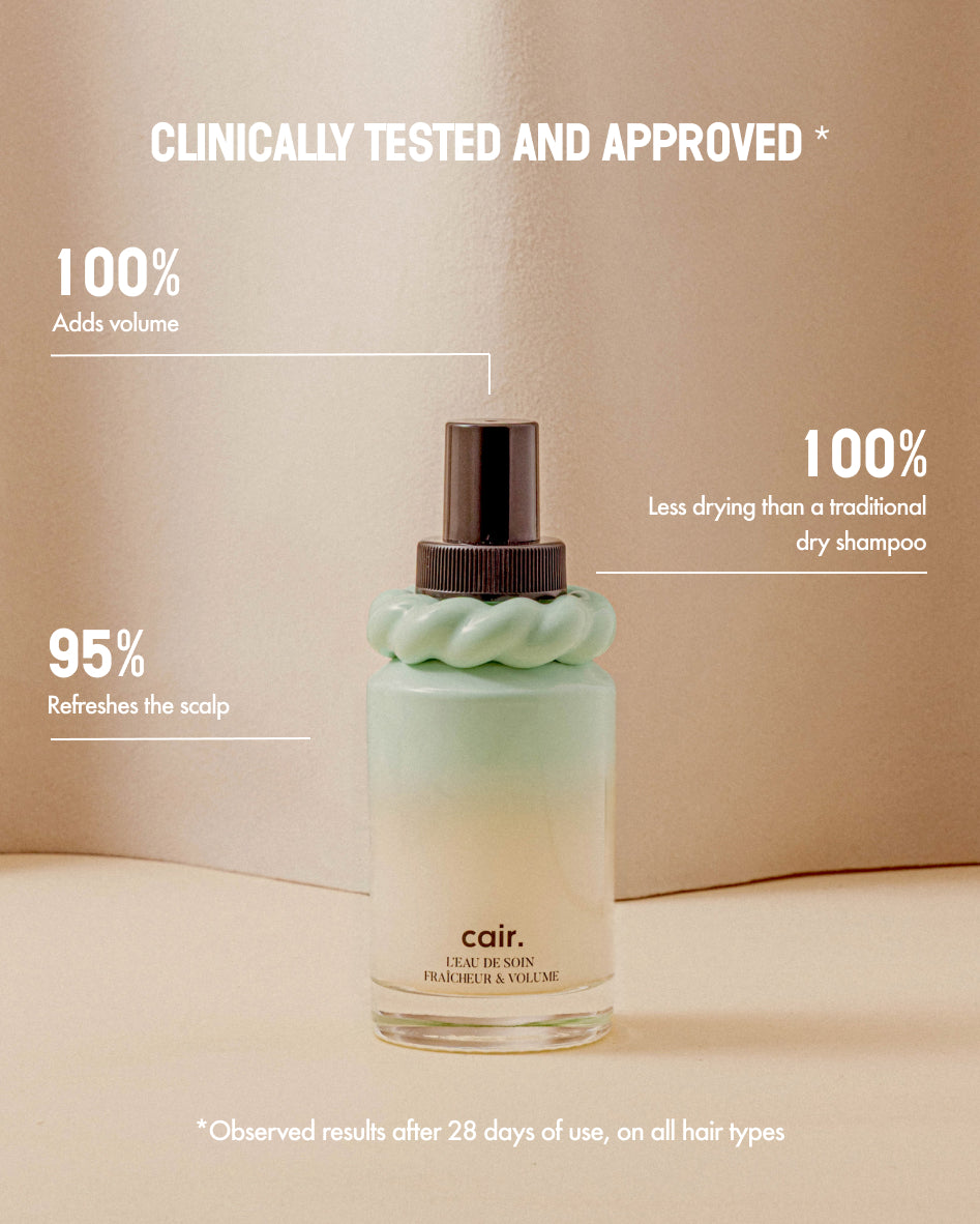Freshening & volumizing hair mist