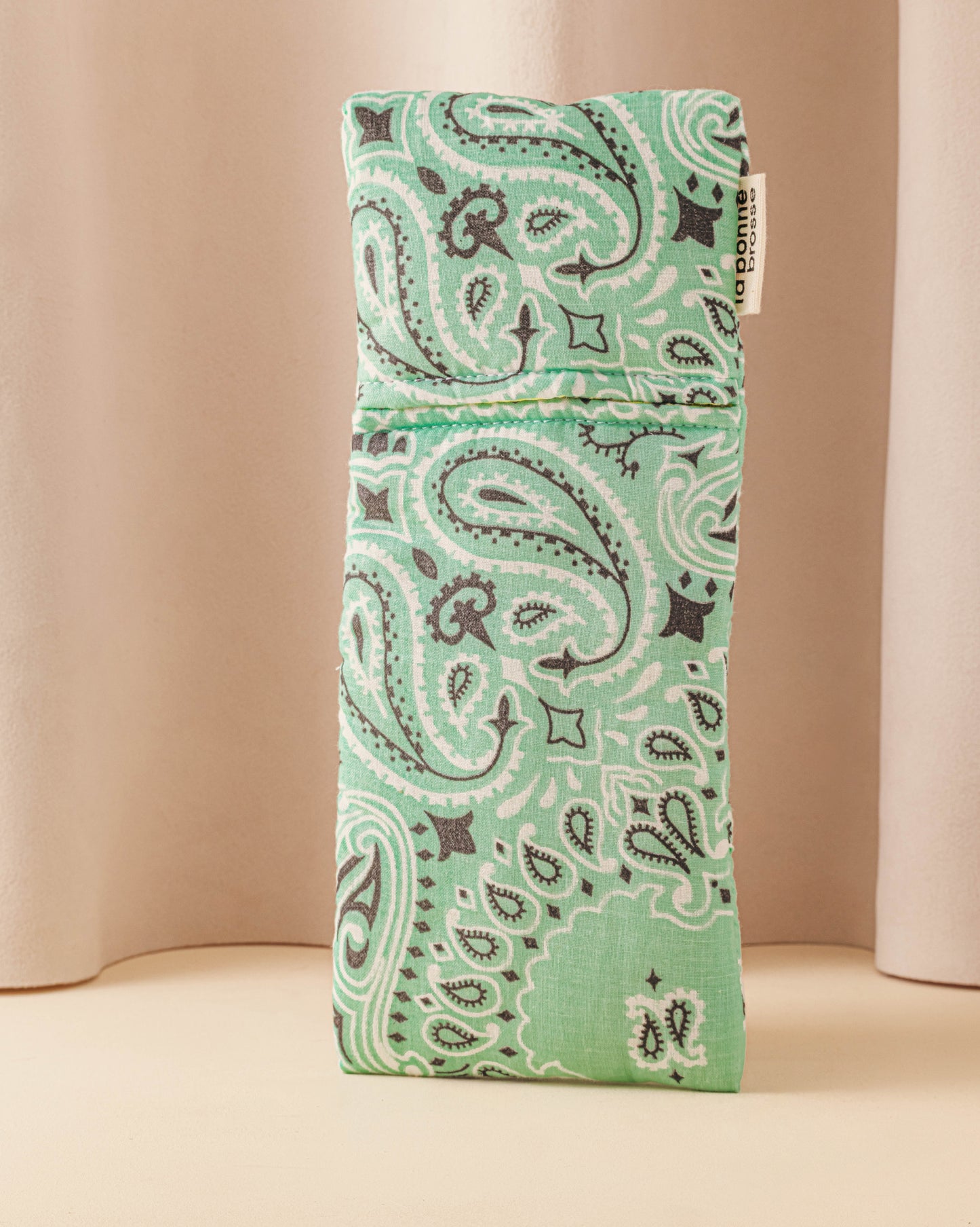 Call It By Your Name x La Bonne Brosse Mint Large Brush Pouch