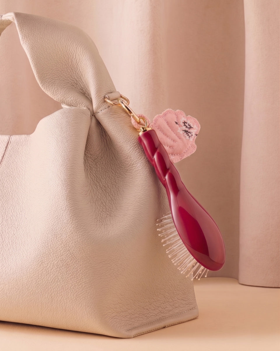 Call It By Your Name x La Bonne Brosse Duo: Micro Hair Brush N.04 Cherry Red and its Charm