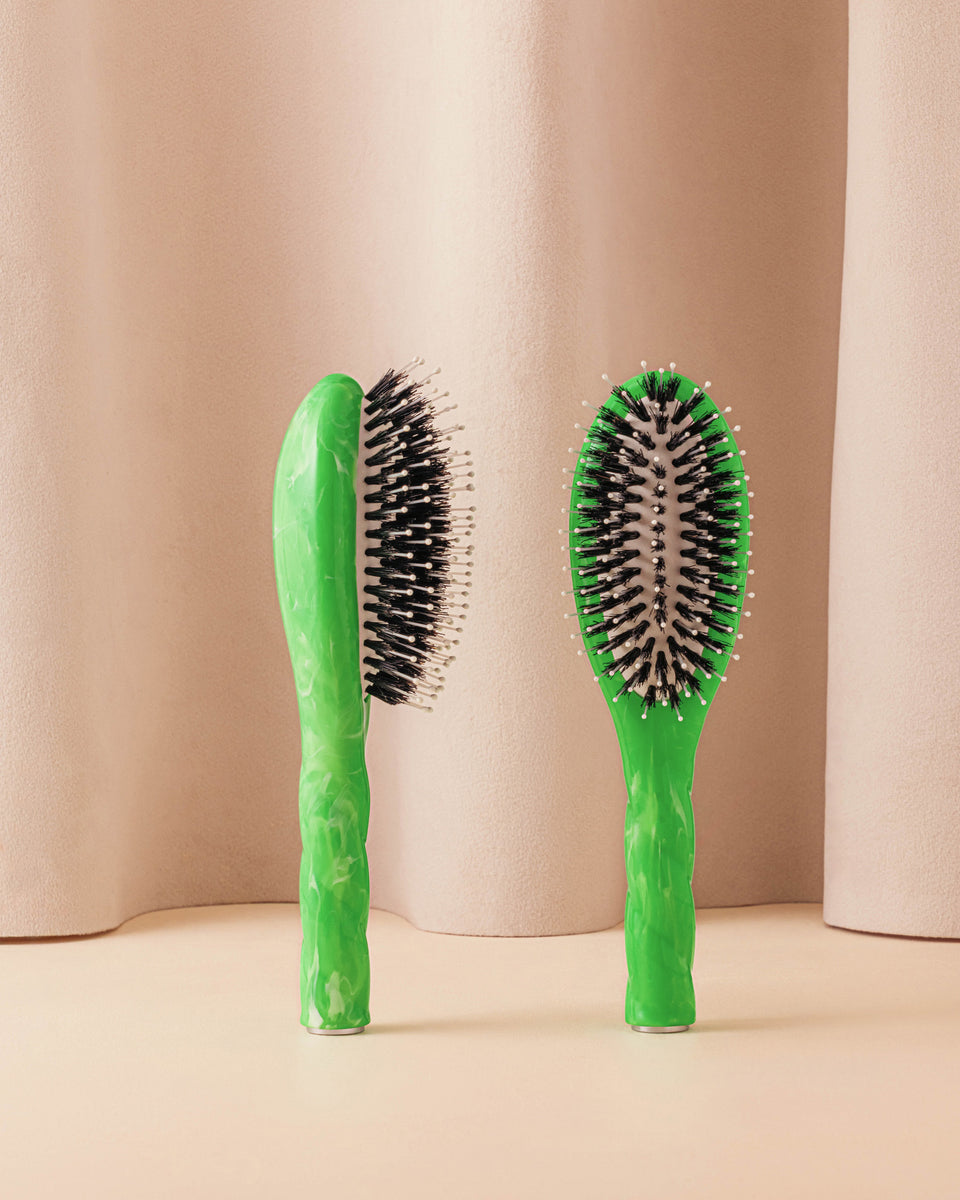 Roseanna x La Bonne Brosse N.03 La Petite Brosse Cuir Chevelu Sensible l'Indispensable Douceur Tie & Dye Vert