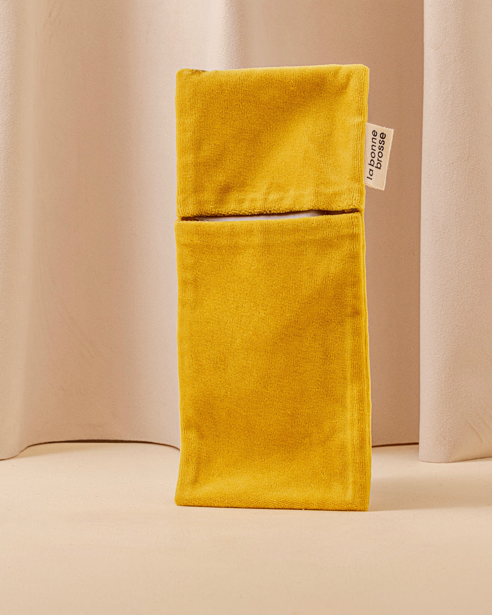 La Pochette "Petite Brosse" Jaune Safran