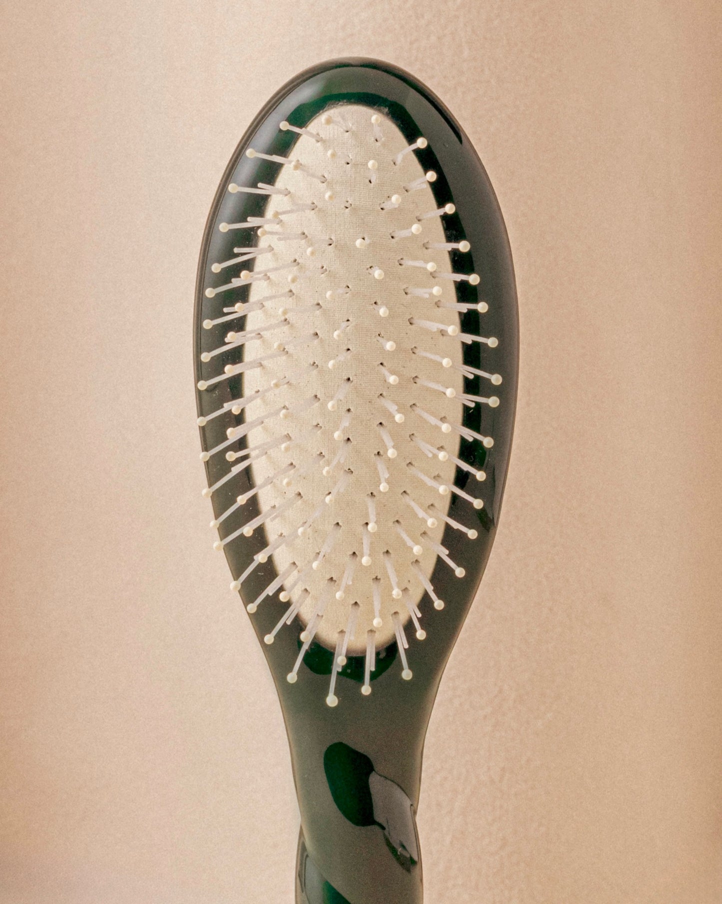 Duo: Small Emerald Green Brush and Tartan Barrette