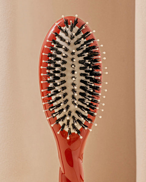 N.03 The Small Gentle Scalp Care Hair Brush THE ESSENTIAL SOFTNESS Clay Court - Image 3