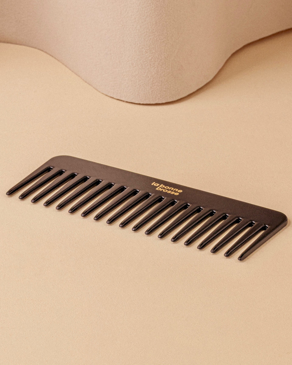 Edición Negra El Peine Ancho Desenredante de Acetato