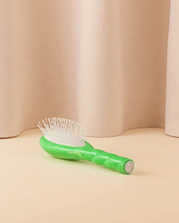 Roseanna x La Bonne Brosse N.04 La Petite Brosse Démêlante & Massante La Miracle Tie & Dye Vert