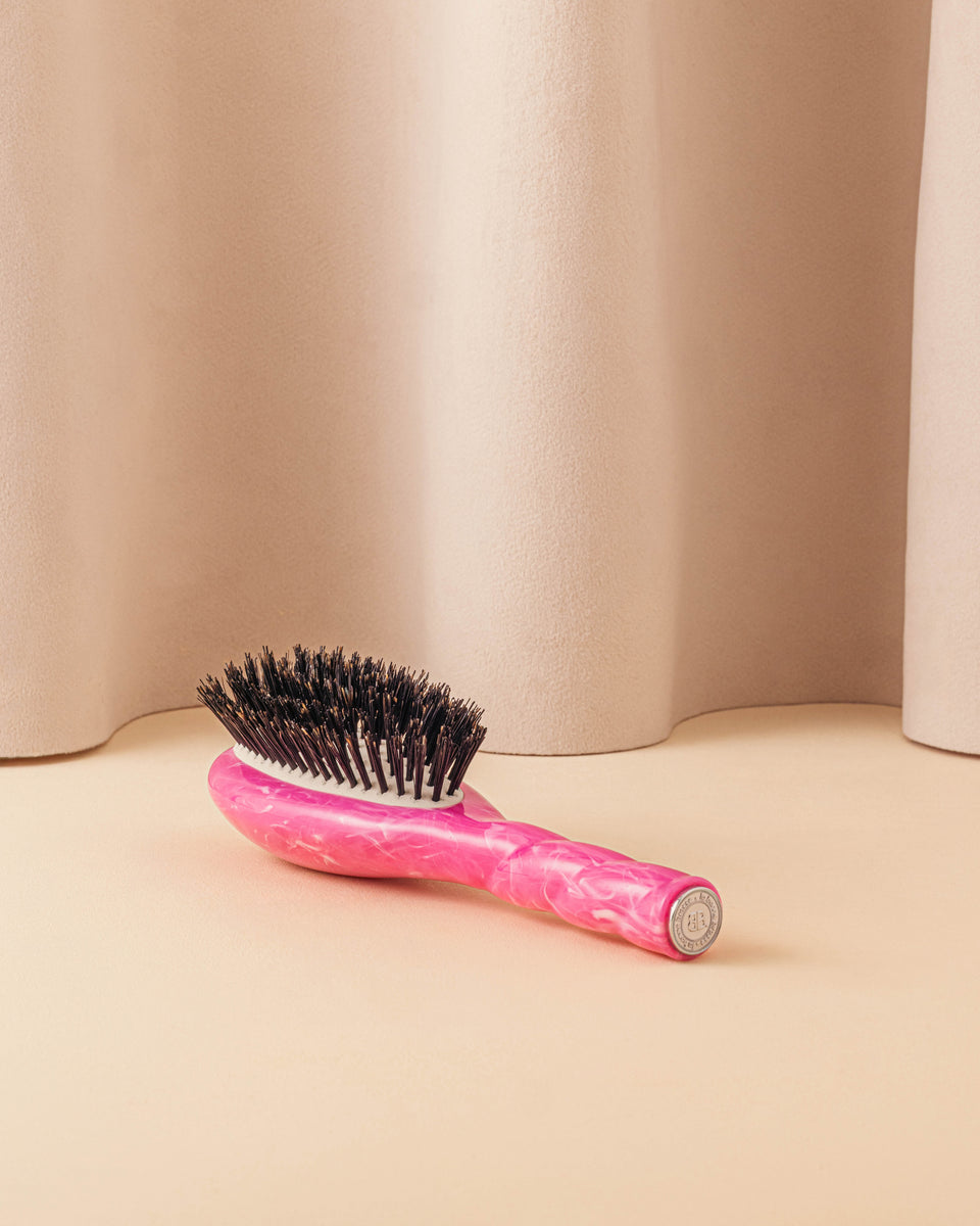 Roseanna x La Bonne Brosse N.01 The Small Shine & Care The Universal Hairbrush Pink Tie & Dye 