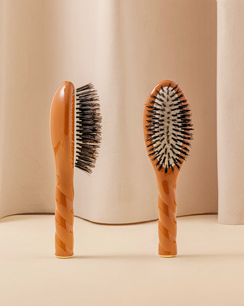 N.01 The Small Shine & Care Hair Brush THE UNIVERSAL Terracotta - Image 1