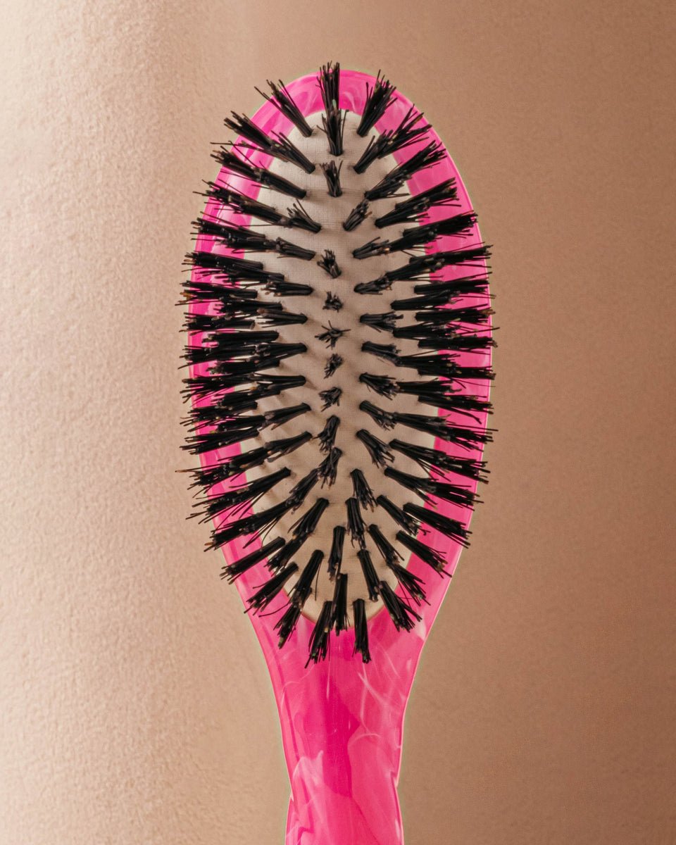 Roseanna x La Bonne Brosse N.01 The Small Shine & Care The Universal Hairbrush Pink Tie & Dye 