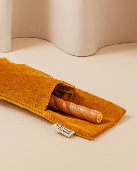 ‘Large Hair Brush’ Pouch Terracotta - Image 3