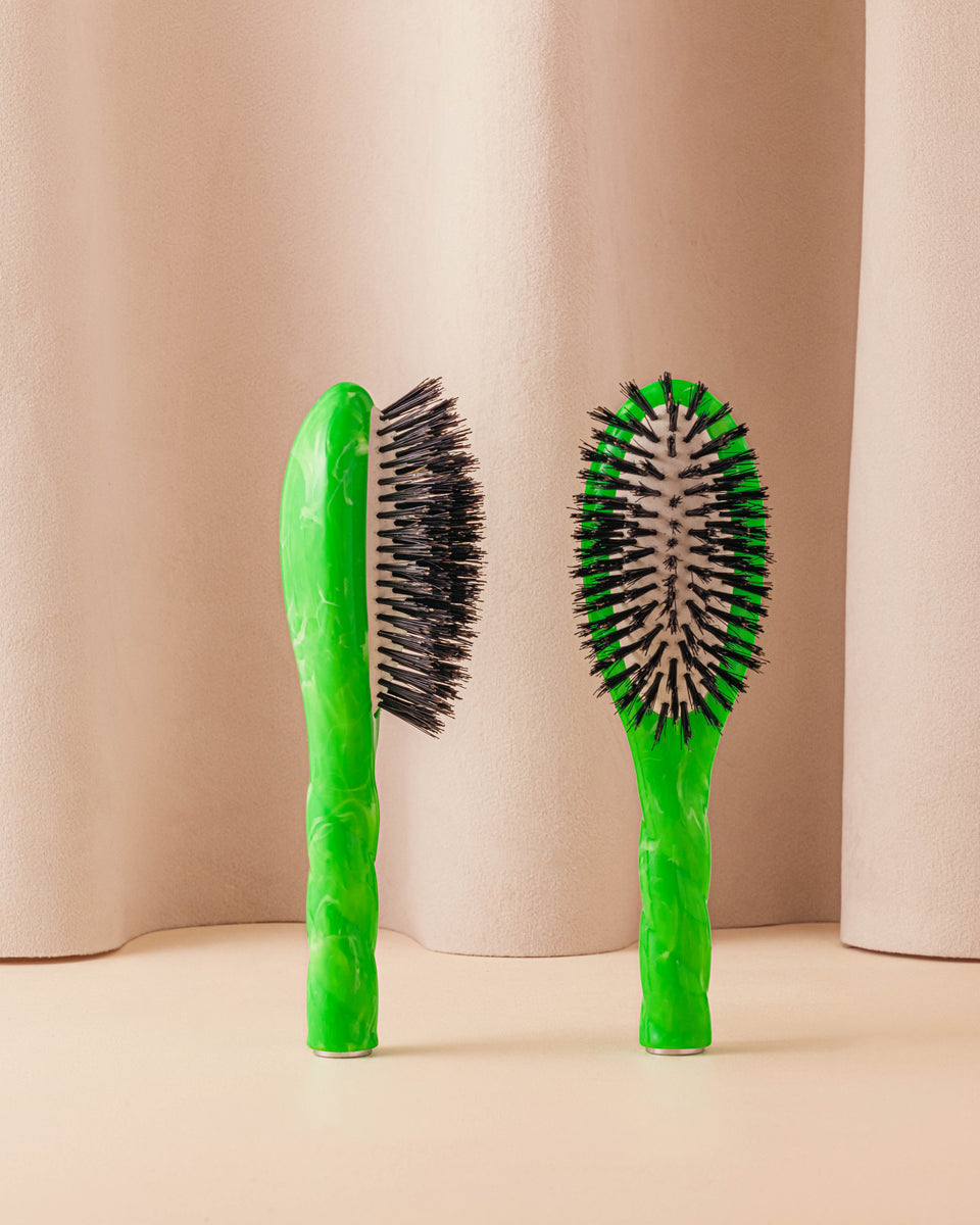 Roseanna x La Bonne Brosse N.01 La Petite Brosse Brillance & Soin l'Universelle Tie & Dye Vert