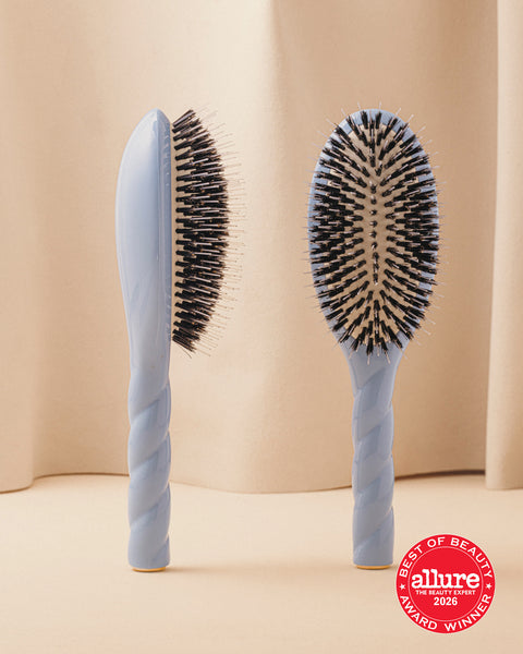 N.02 The Care & Detangling Hairbrush The Essential Sky Blue - Image 1