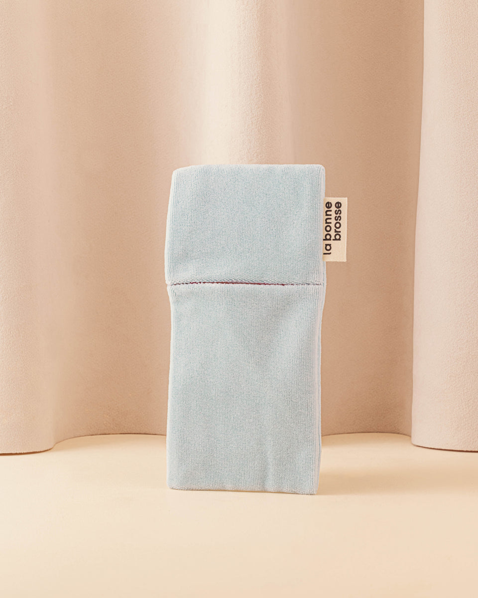 The “Micro Brush” Pouch Sky Blue