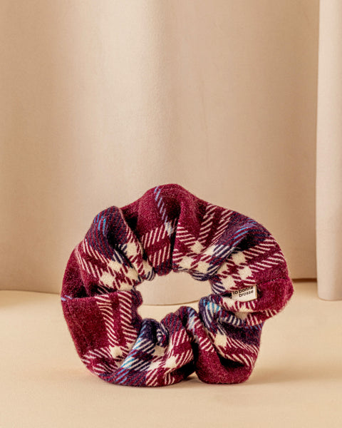 Bompard x La Bonne Brosse – Il Grande Elastico per capelli tartan - Image 1